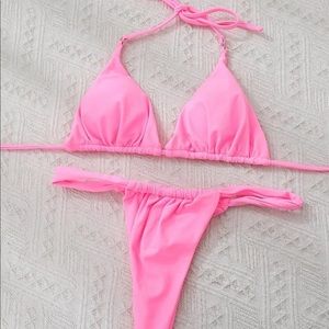Pink Triangle Bikini (M)